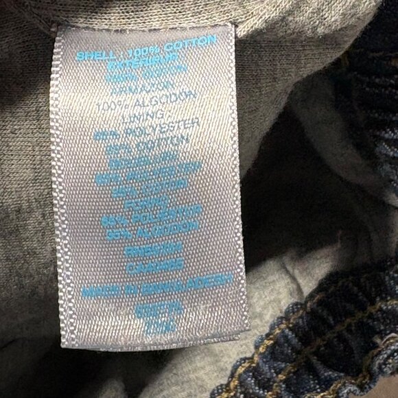 Infant Baby Girl 6-9 M Flannel Fleece Lined Jeans Lot of 2 pants - Picture 5 of 11